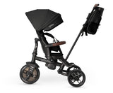 QPlay Comfo Max 7-in-1 Folding Trike With Swivel Seat Black