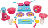 Giggles Complete Pretend Play Kitchen Set 29-Piece – Multicolor