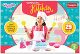 Giggles Complete Pretend Play Kitchen Set 29-Piece – Multicolor
