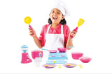 Giggles Complete Pretend Play Kitchen Set 29-Piece – Multicolor