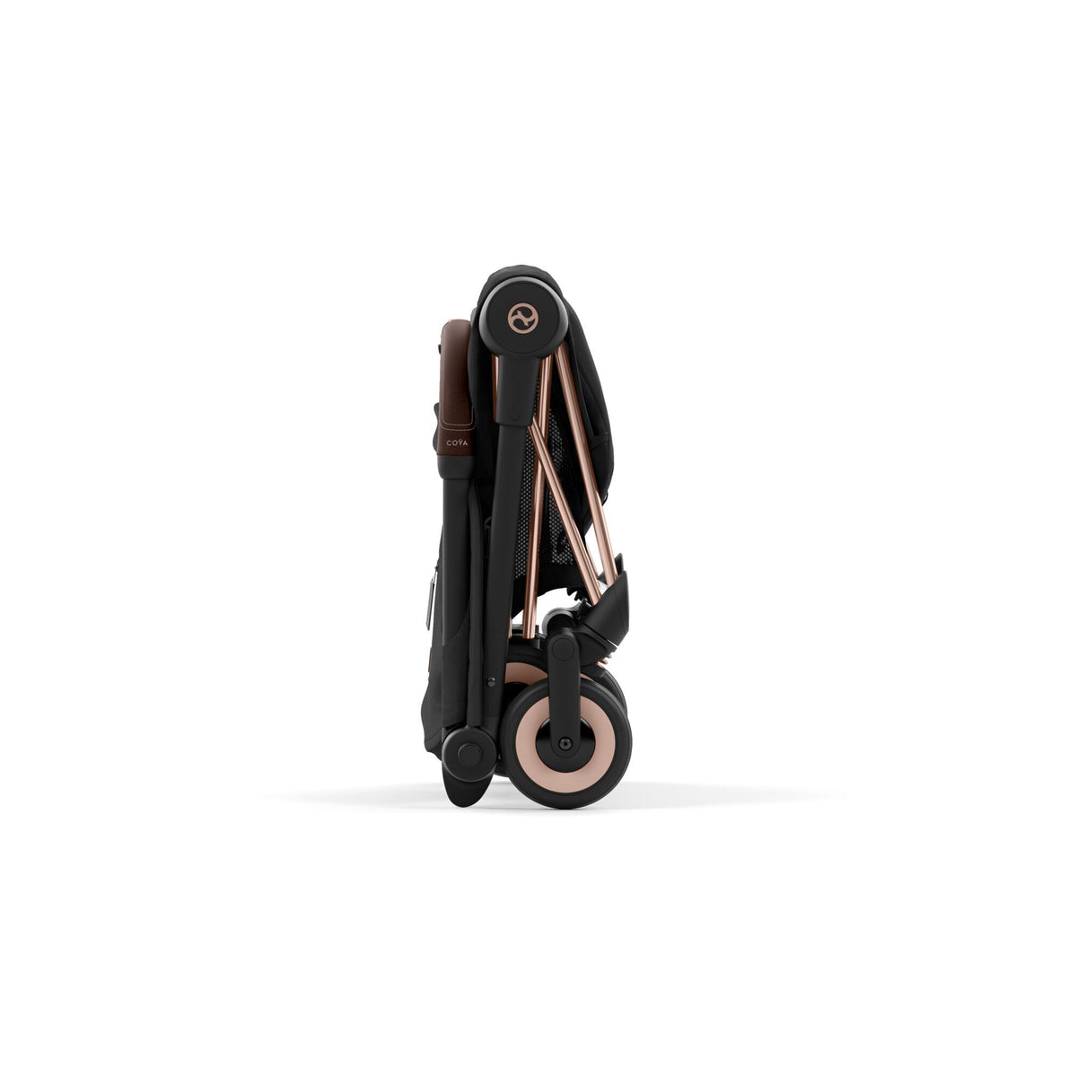 CYBEX Coya Stroller One Size Sepia Black with Rosegold Frame