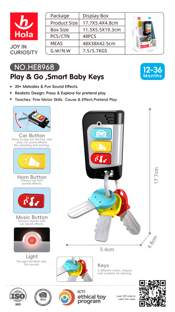 Hola Play & Go Smart Baby Keys