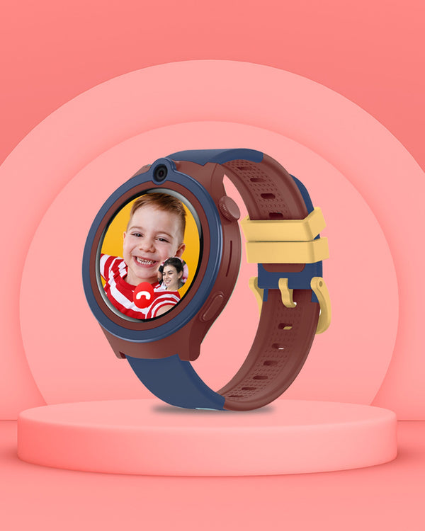 Spiky Cacus 4g Video & Voice Calling Smartwatch with GPS - Blue