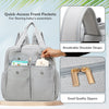 R for Rabbit Diaper Bag Caramello Breezy Grey