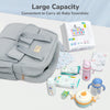 R for Rabbit Diaper Bag Caramello Breezy Grey