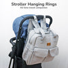 R for Rabbit Diaper Bag Caramello Breezy Grey