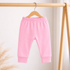 Hopop Baby Cotton Pajama Pants Pack of 1 0-3 Months Pink
