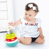 Hola Roly Poly Unicorn 3-in-1 Stacking Toy Rocker & Rattle 11 x 11 x 17 cm Multicolor