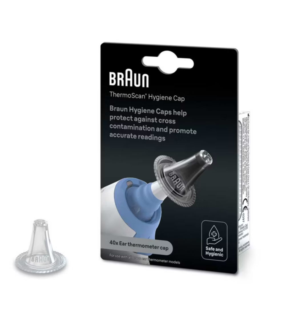 Braun ThermoScan Hygiene Caps Ear Thermometer Covers Pack of 40