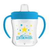 Dr Browns 6 Oz/180 Ml Soft Spout Transition Cup With Handle Blue