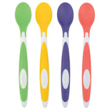 Dr. Brown's Soft-Tip Feeding Spoons 4 Pack Multicolor