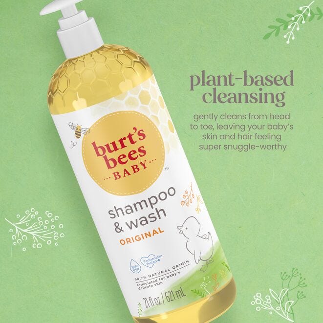 Burt’s Bees Baby Shampoo & Wash Original 621 ml