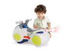 Hola Drifting Motorcycle Ride-On 57.5 x 35.5 x 33.5 cm White