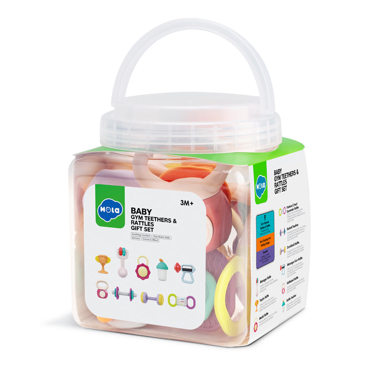 Hola BABY GYM TEETHERS & RATTLES GIFT SET