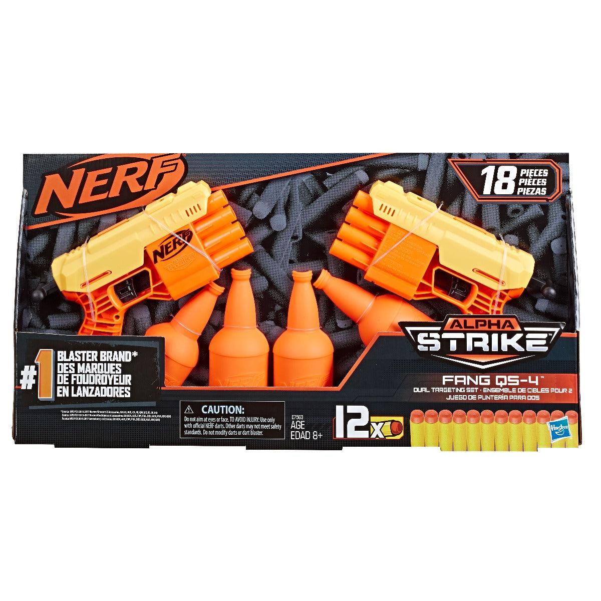 Nerf Alpha Strike Fang QS-4 Dual Targeting Set 18-Piece 8Y+ – Multicolor