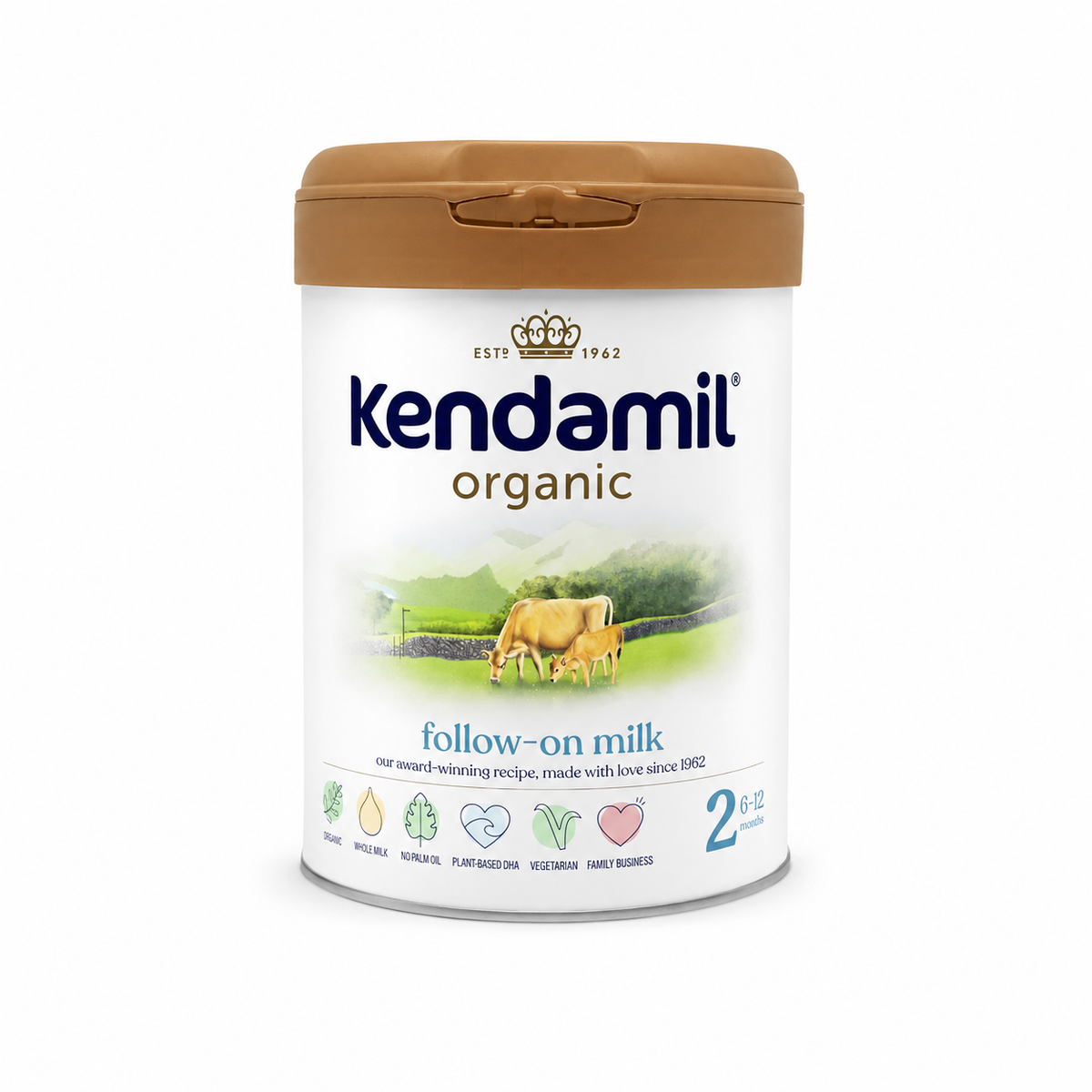 Kendamil Organic Stage 2 Follow-On Milk – 6–12 Months, 800g (EU Version)