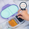 b.box Leakproof Snack Box with Flexi Fruit Holder – Emerald Forest Green