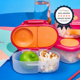 b.box Snack Box with Flexi Fruit Holder – Ocean Breeze Blue Green