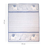 Abracadabra Baby Quilt - Blue Elle