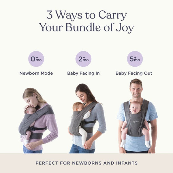 Ergo Baby Embrace Newborn Carrier - Mid Blue