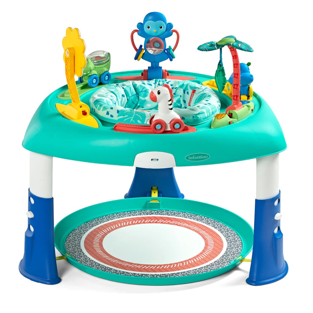 Infantino 2-in-1 Sit, Spin & Stand Entertainer & Activity Table 4M–5Y – Multicolor