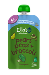 Ella’s Kitchen Organic Pears, Peas & Broccoli Super Smooth Baby Puree Pouch – 6+ Months, 120g