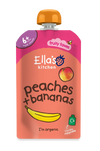 Ella’s Kitchen Organic Peaches & Bananas Baby Puree Pouch – 6+ Months, 120g