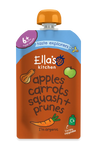 Ella’s Kitchen Organic Butternut Squash, Carrots, Apples & Prunes Baby Puree Pouch – 6+ Months, 120g