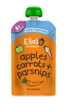 Ella’s Kitchen Organic Apples, Carrots & Parsnips Super Smooth Baby Puree Pouch – 6+ Months, 120g