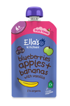 Ella’s Kitchen Organic Blueberries, Apples, Bananas & Vanilla Baby Puree Pouch – 6+ Months, 120g