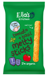 Ella’s Kitchen Organic Tomato & Basil Melty Sticks Baby Snack – 7+ Months, 16g