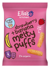 Ella’s Kitchen Organic Strawberry & Banana Melty Puffs Baby Snack – 6+ Months, 20g
