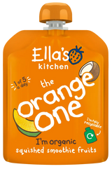 Ella’s Kitchen Organic The Orange One Fruit Smoothie Pouch – 6+ Months, 90g