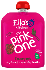 Ella’s Kitchen Organic The Pink One Fruit Smoothie Pouch – 6+ Months, 90g