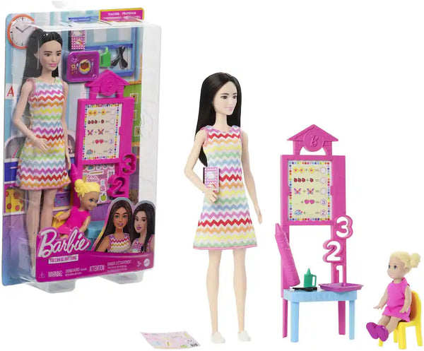 Barbie Teacher Doll With Brunette Fashion Doll