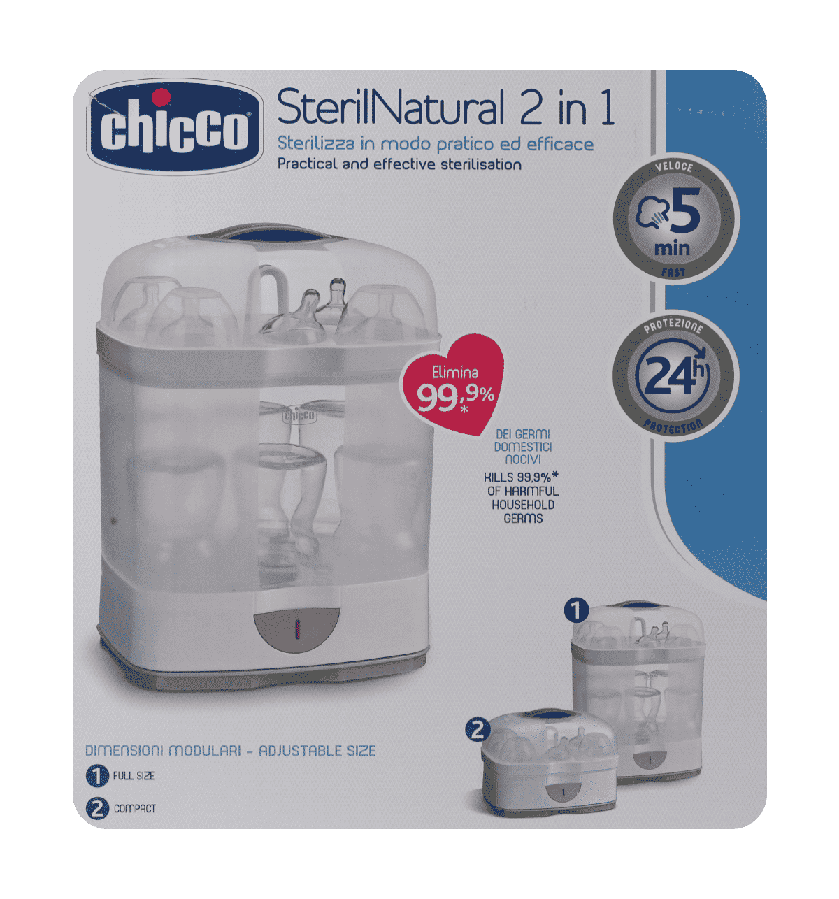 Chicco Steam Sterilizer 2-in-1 One Size