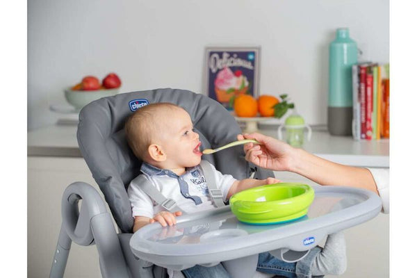 Chicco Soft Silicone Spoon Green 6M+