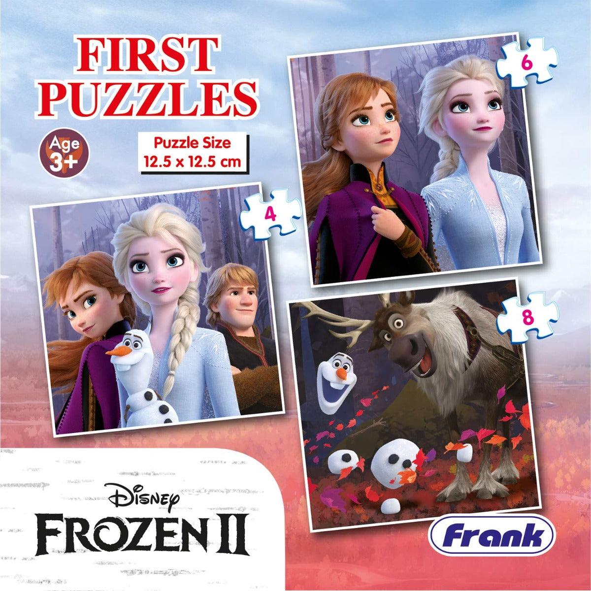 Puzzle Frank Disney Frozen II First Puzzles Pack of 3 3Y+ – Multicolour