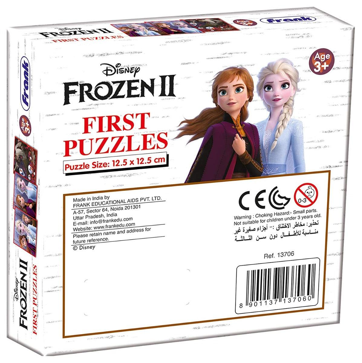 Puzzle Frank Disney Frozen II First Puzzles Pack of 3 3Y+ – Multicolour