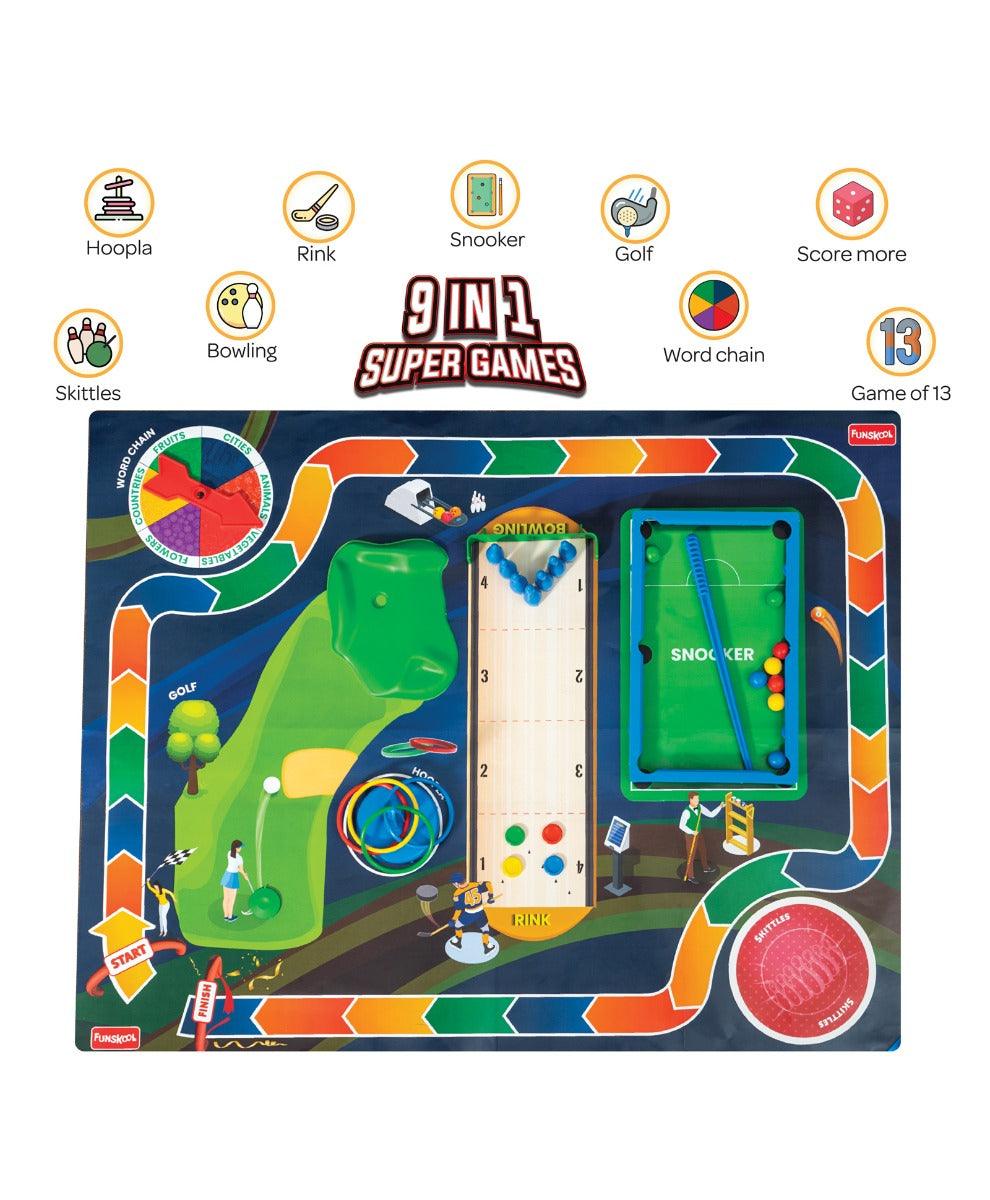 Funskool 9 in 1 Super Games