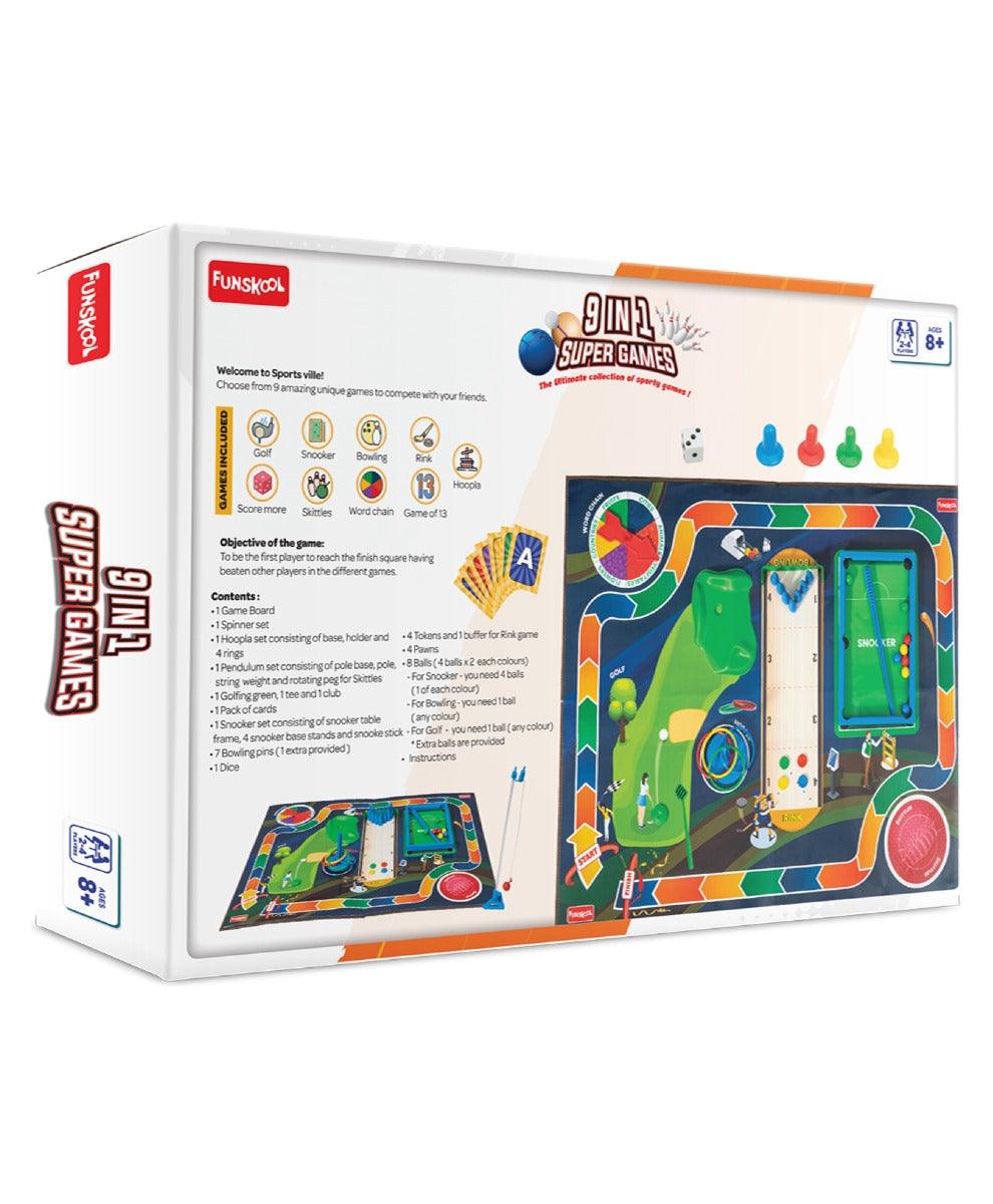 Funskool 9 in 1 Super Games