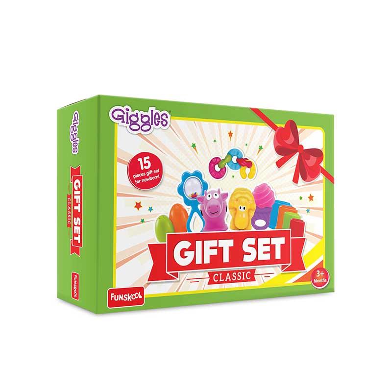 Giggles Baby Gift Set Classic 15-Piece – Multicolor