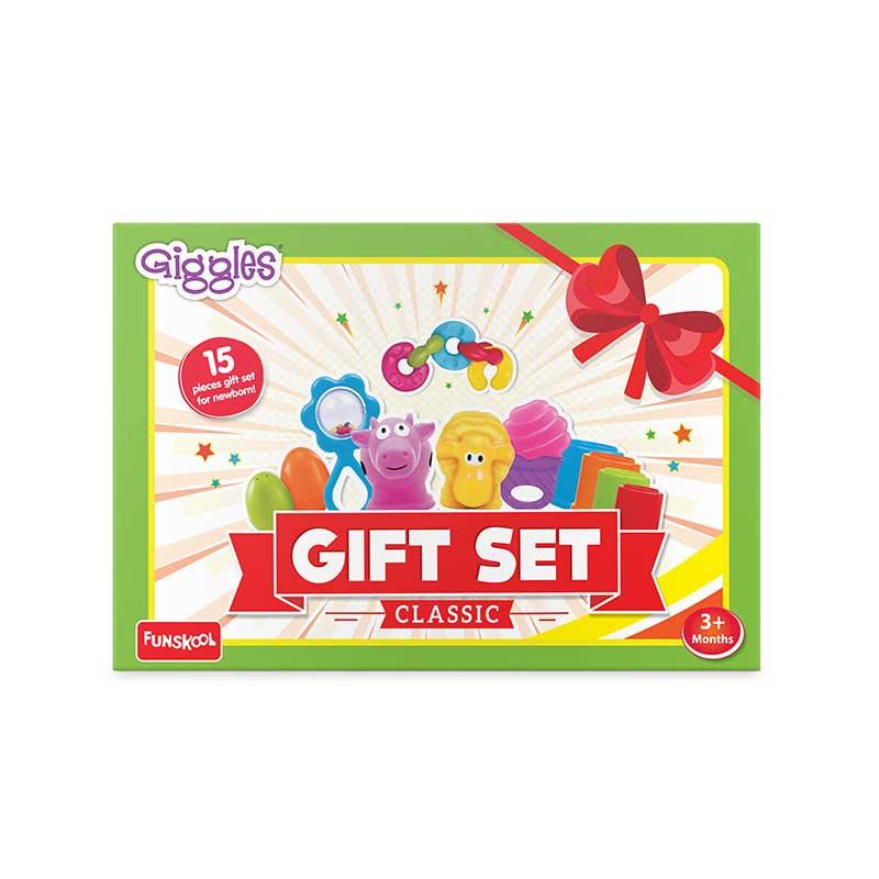 Giggles Baby Gift Set Classic 15-Piece – Multicolor