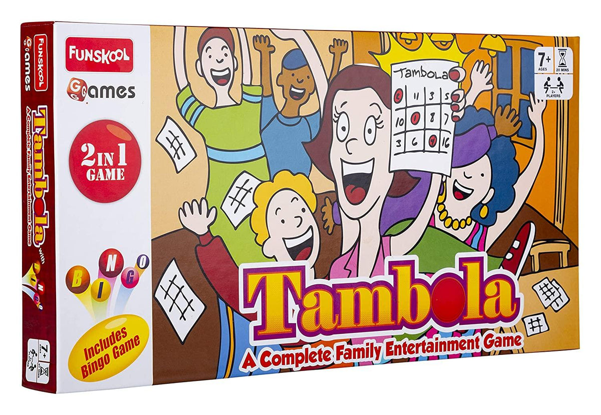 Funskool Tambola 2-in-1 Family Game | 7+ Years