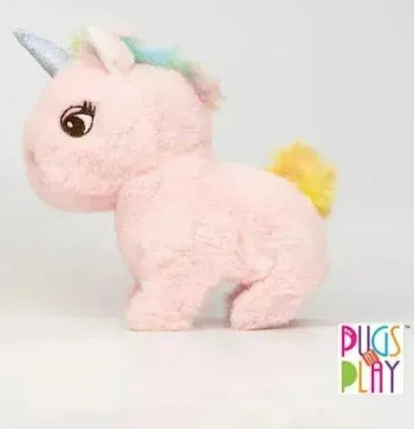 FuzzBuzz Pugs at Play Dazzle the Walking Unicorn One Size Pink
