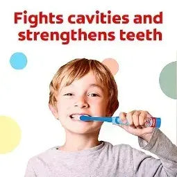 Colgate Kids Toothpaste Pump, Maximum Cavity Protection, Mild Bubble Fruit Flavour, (124g)