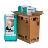 Bambo Nature Skin Friendly Tape Diapers - Medium (4-8 kgs) - Pack of 3 (Monthly Pack)