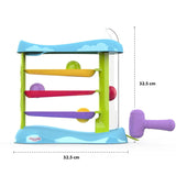 Giggles Bash & Pop Slide Tower-Hammer & Ball Toy 18M+ – Multicolor