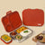 Basil Bento Quad+ 3+1 Compartment Stainless Steel Lunchbox with Mini Box 1250 ml Desi Mitti