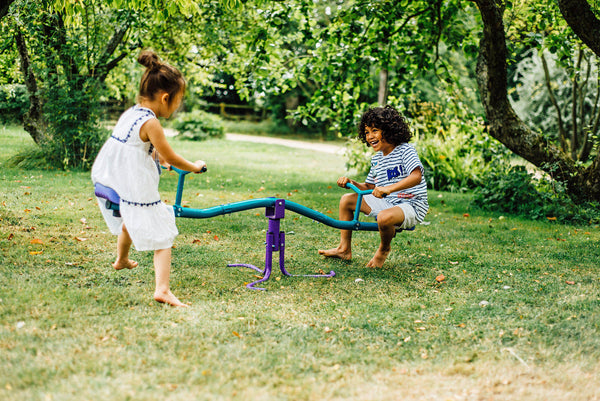 Plumplay Rotating Metal Seesaw Garden Toy